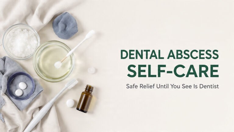 Dental Abscess Self-Care: Safe Relief Till You See a Dentist