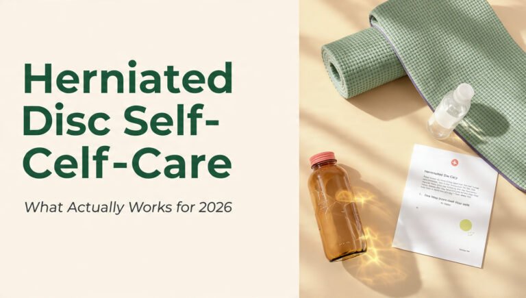Herniated Disc Self-Care: What Actually Works in 2026