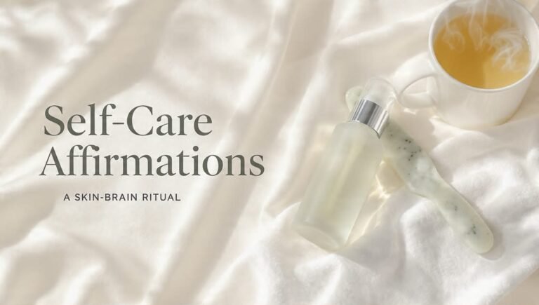 Self Care Affirmations: The Skin-Brain Ritual for Calm