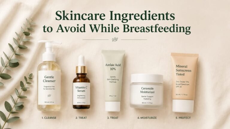 Skincare Ingredients to Avoid While Breastfeeding in 2026