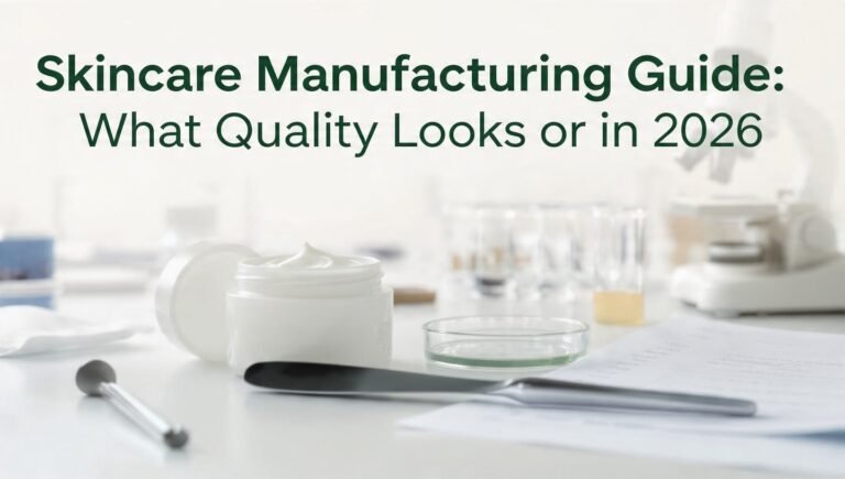 Skincare Manufacturing Guide: What Quality Looks Like in 2026