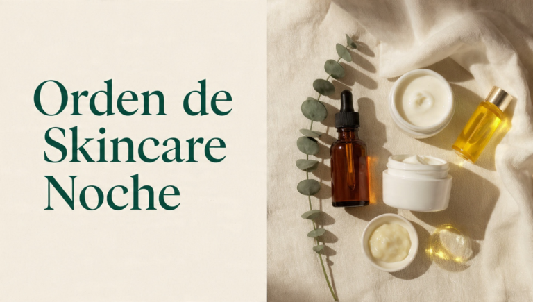 Orden de Skincare Noche: Guía Paso a Paso 2026