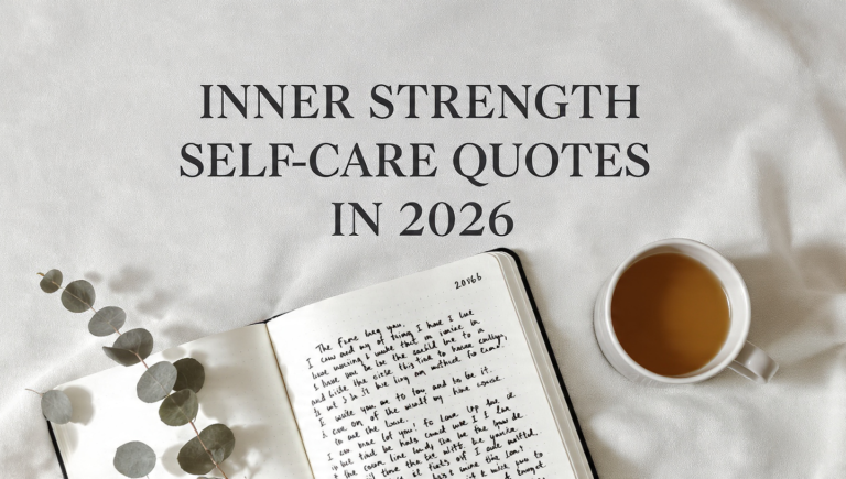 Inner Strength Self-Care Quotes That Actually Work in 2026